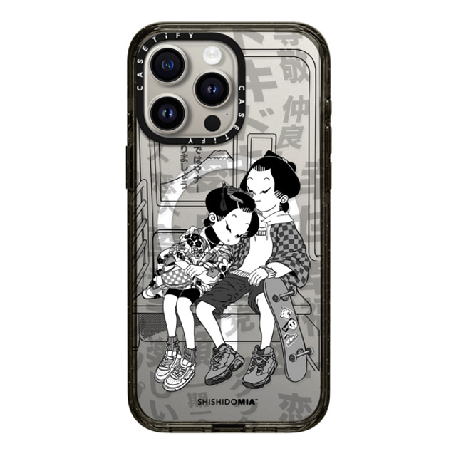 Shishidomia x CASETiFY iPhone 15 Pro Max Case Cartoon,Anime Black インパクトケース MagSafe対応 Daydreaming by Shishidomia Father's Day Shishidomia x CASETiFY iPhone 15 Pro Max Case Cartoon,Anime Black インパクトケース MagSafe対応 Daydreaming by Shishidomia Father's Day