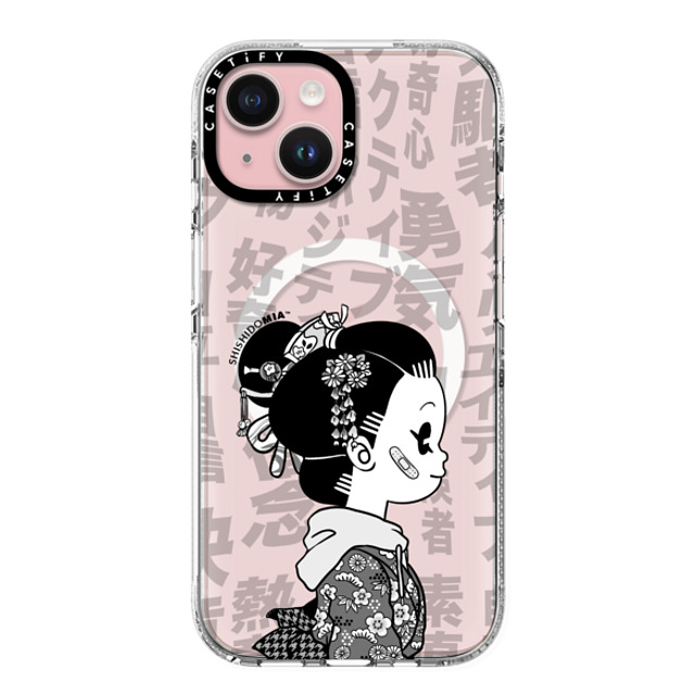 Shishidomia x CASETiFY iPhone 15 Case Cartoon,Anime Clear Clear Case MagSafe Compatible Looking Forward by Shishidomia Mother's Day Shishidomia x CASETiFY iPhone 15 Case Cartoon,Anime Clear Clear Case MagSafe Compatible Looking Forward by Shishidomia Mother's Day
