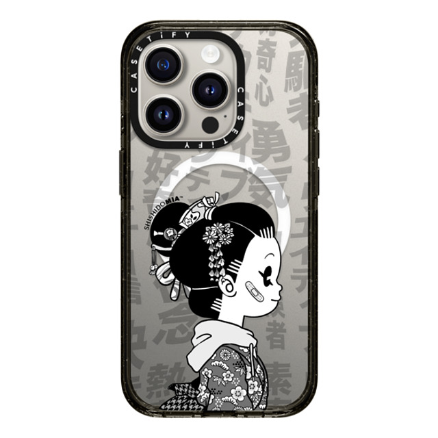 Shishidomia x CASETiFY iPhone 15 Pro Case Cartoon,Anime Black Impact Case MagSafe Compatible Looking Forward by Shishidomia Father's Day Shishidomia x CASETiFY iPhone 15 Pro Case Cartoon,Anime Black Impact Case MagSafe Compatible Looking Forward by Shishidomia Father's Day