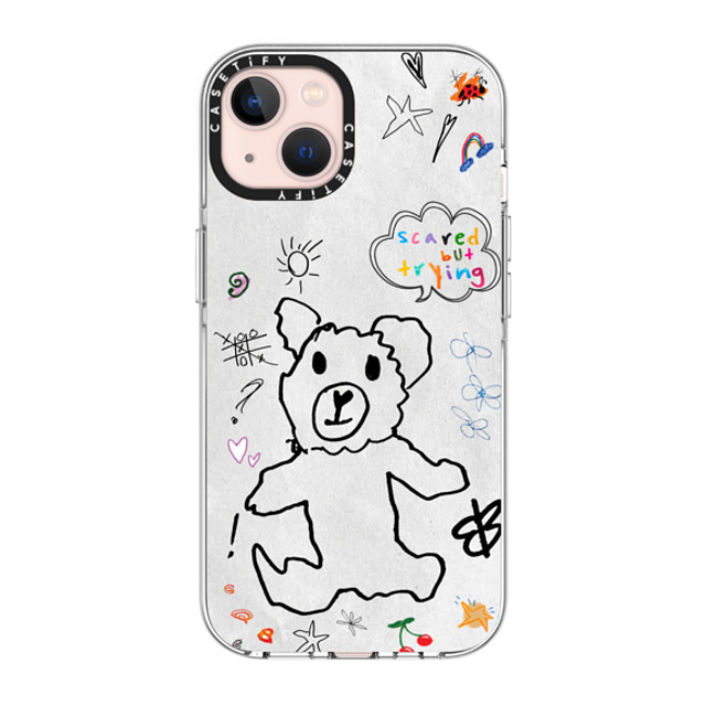 CASETiFY iPhone 13 ケース クリア クリア ケース MagSafe対応 fuzzy wuzzy russokrist