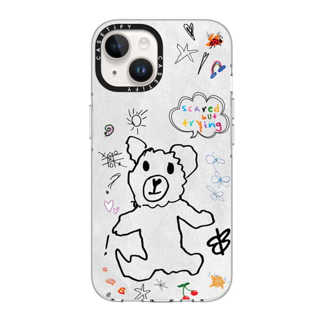 CASETiFY iPhone 14 ケース クリア クリア ケース MagSafe対応 fuzzy wuzzy russokrist