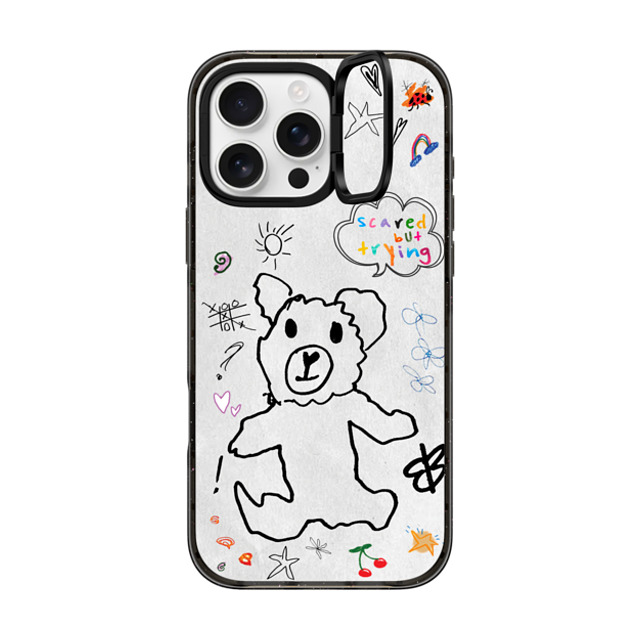 CASETiFY iPhone 16 Pro Max Case Black インパクトリングスタンドケース MagSafe対応 fuzzy wuzzy russokrist Father's Day CASETiFY iPhone 16 Pro Max Case Black インパクトリングスタンドケース MagSafe対応 fuzzy wuzzy russokrist Father's Day