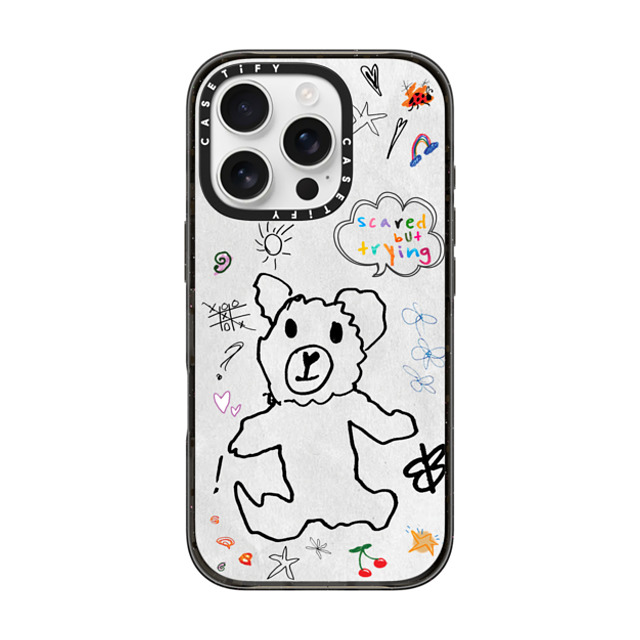 CASETiFY iPhone 16 Pro Case Black インパクトケース MagSafe対応 fuzzy wuzzy russokrist Father's Day CASETiFY iPhone 16 Pro Case Black インパクトケース MagSafe対応 fuzzy wuzzy russokrist Father's Day