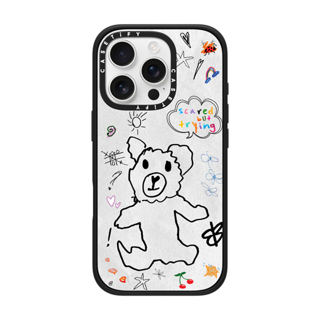 CASETiFY iPhone 16 Pro Case マットブラック インパクトケース MagSafe対応 fuzzy wuzzy russokrist Father's Day CASETiFY iPhone 16 Pro Case マットブラック インパクトケース MagSafe対応 fuzzy wuzzy russokrist Father's Day