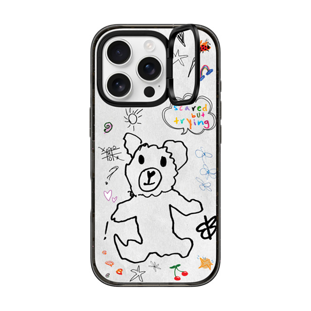 CASETiFY iPhone 16 Pro Case Black インパクトリングスタンドケース MagSafe対応 fuzzy wuzzy russokrist Father's Day CASETiFY iPhone 16 Pro Case Black インパクトリングスタンドケース MagSafe対応 fuzzy wuzzy russokrist Father's Day