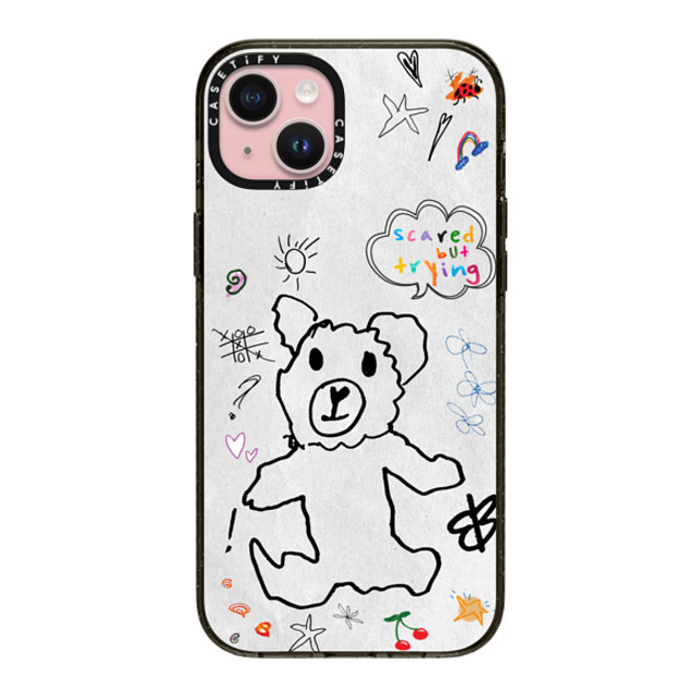 CASETiFY iPhone 15 Plus ケース ブラック インパクトケース MagSafe対応 fuzzy wuzzy russokrist Back to School CASETiFY iPhone 15 Plus ケース ブラック インパクトケース MagSafe対応 fuzzy wuzzy russokrist Back to School