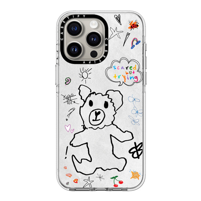 CASETiFY iPhone 15 Pro Max ケース クリア クリア ケース MagSafe対応 fuzzy wuzzy russokrist