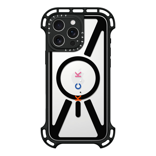 CASETiFY iPhone 16 Pro Max Case Black ウルトラ バウンスケース MagSafe対応 Custom Case - k. c.k CASETiFY iPhone 16 Pro Max Case Black ウルトラ バウンスケース MagSafe対応 Custom Case - k. c.k