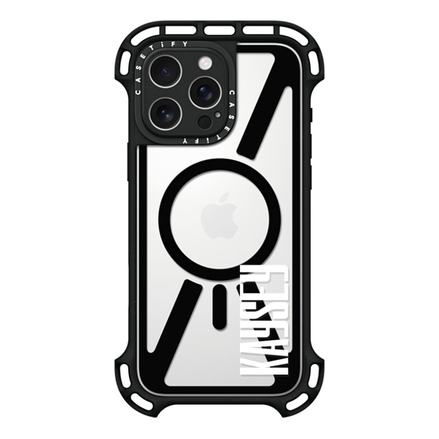 CASETiFY iPhone 16 Pro Max Case Black ウルトラ バウンスケース MagSafe対応 Custom Case - KAYSEY CASETiFY iPhone 16 Pro Max Case Black ウルトラ バウンスケース MagSafe対応 Custom Case - KAYSEY