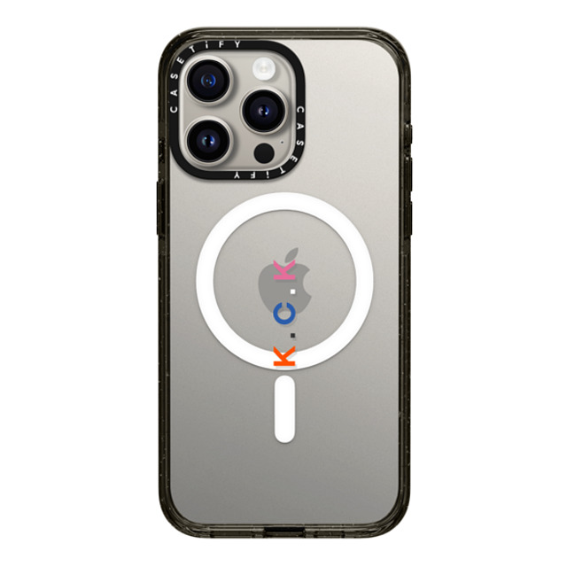 CASETiFY iPhone 15 Pro Max Case Black Impact Case MagSafe Compatible Custom Case - k. c.k CASETiFY iPhone 15 Pro Max Case Black Impact Case MagSafe Compatible Custom Case - k. c.k