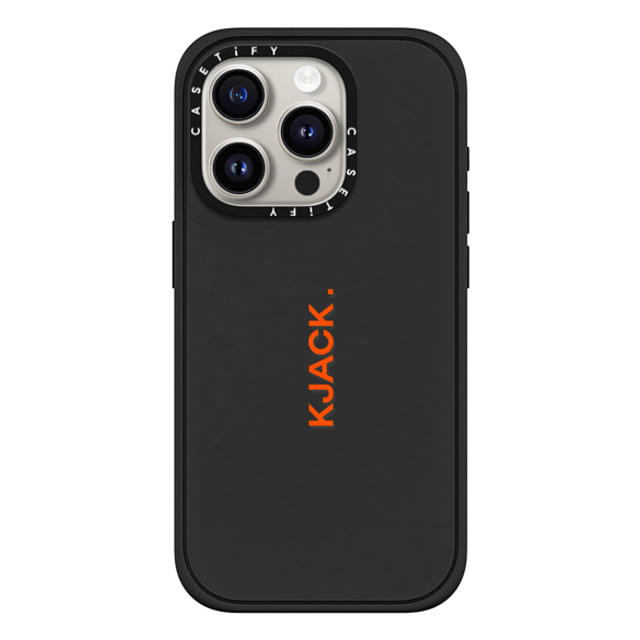 CASETiFY iPhone 15 Pro Case Matte Black Impact Case MagSafe Compatible Custom Case - Kjack. CASETiFY iPhone 15 Pro Case Matte Black Impact Case MagSafe Compatible Custom Case - Kjack.