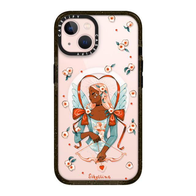 Sibylline Meynet x CASETiFY iPhone 13 ケース ブラック インパクトケース MagSafe対応 Cupid Case