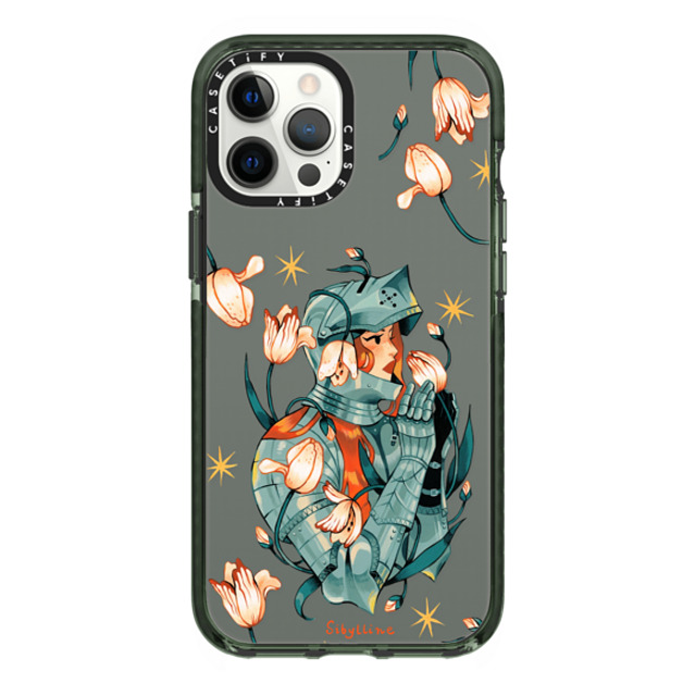 Sibylline Meynet x CASETiFY iPhone 12 Pro Max ケース Midnight Green インパクトケース Chevalière Case