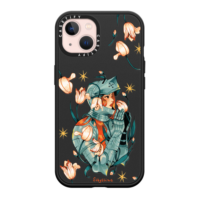 Sibylline Meynet x CASETiFY iPhone 13 ケース マットブラック インパクトケース MagSafe対応 Chevalière Case