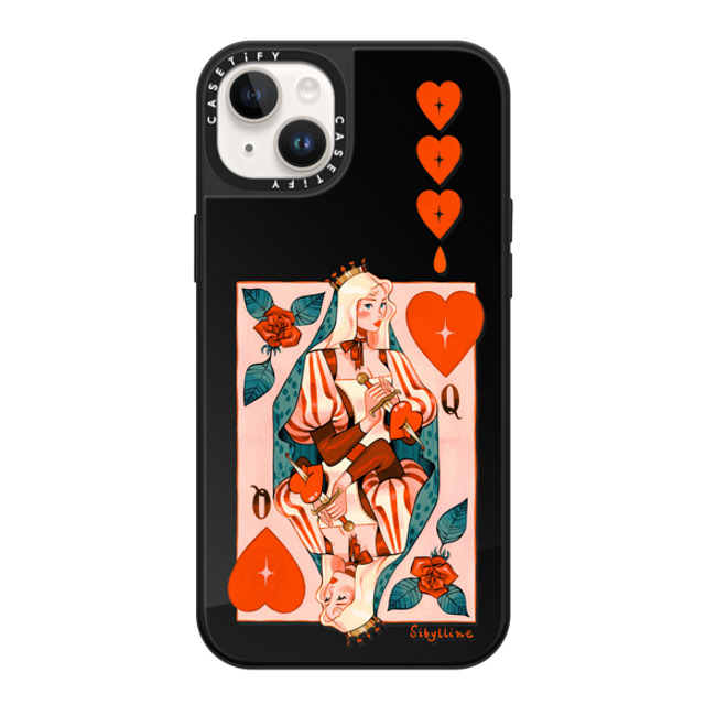 Sibylline Meynet x CASETiFY iPhone 14 Plus Case Black on Black ミラーケース MagSafe対応 Queen Case Sibylline Meynet x CASETiFY iPhone 14 Plus Case Black on Black ミラーケース MagSafe対応 Queen Case
