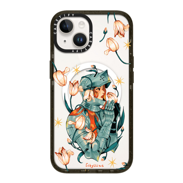 Sibylline Meynet x CASETiFY iPhone 14 ケース ブラック インパクトケース MagSafe対応 Chevalière Case