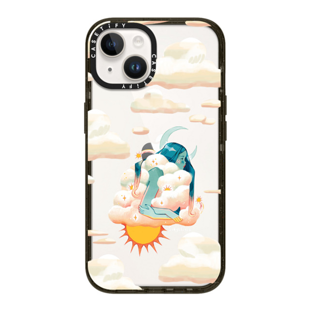 Sibylline Meynet x CASETiFY iPhone 14 ケース ブラック インパクトケース Nuage Case