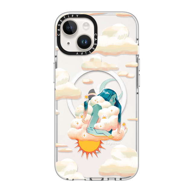 Sibylline Meynet x CASETiFY iPhone 14 ケース クリア クリア ケース MagSafe対応 Nuage Case