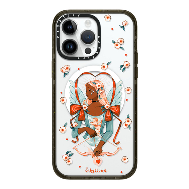 Sibylline Meynet x CASETiFY iPhone 14 Pro Max ケース ブラック インパクトケース MagSafe対応 Cupid Case