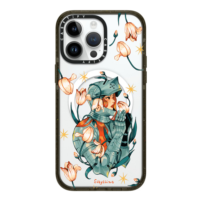 Sibylline Meynet x CASETiFY iPhone 14 Pro Max ケース ブラック インパクトケース MagSafe対応 Chevalière Case