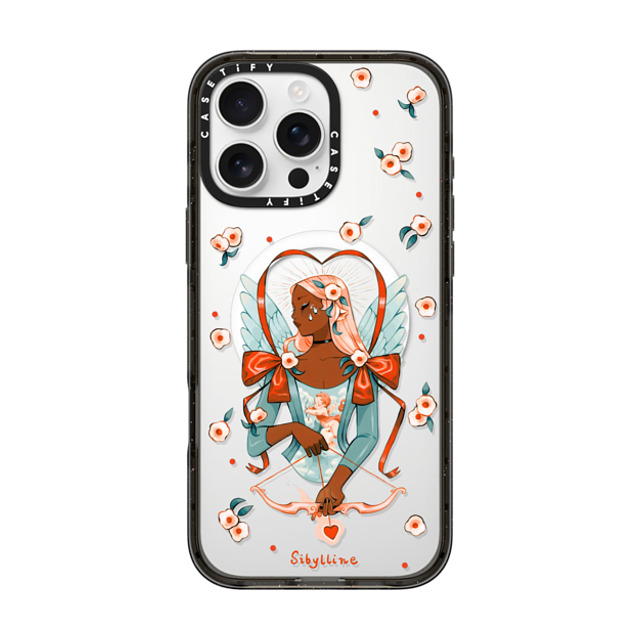 Sibylline Meynet x CASETiFY iPhone 16 Pro Max ケース ブラック インパクトケース MagSafe対応 Cupid Case