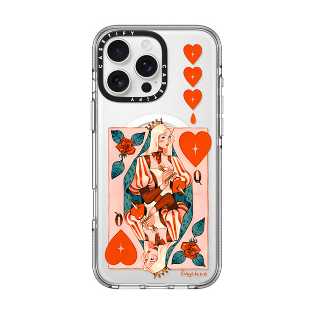 Sibylline Meynet x CASETiFY iPhone 16 Pro Max ケース クリア クリア ケース MagSafe対応 Queen Case