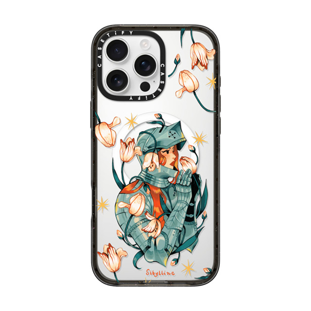 Sibylline Meynet x CASETiFY iPhone 16 Pro Max ケース ブラック インパクトケース MagSafe対応 Chevalière Case