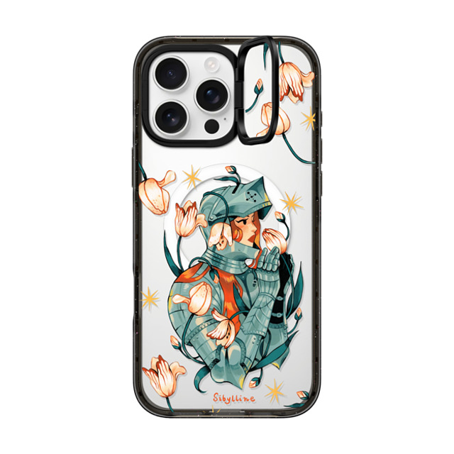 Sibylline Meynet x CASETiFY iPhone 16 Pro Max ケース ブラック インパクトリングスタンドケース MagSafe対応 Chevalière Case