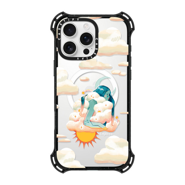 Sibylline Meynet x CASETiFY iPhone 16 Pro Max ケース ブラック バウンスケース Nuage Case