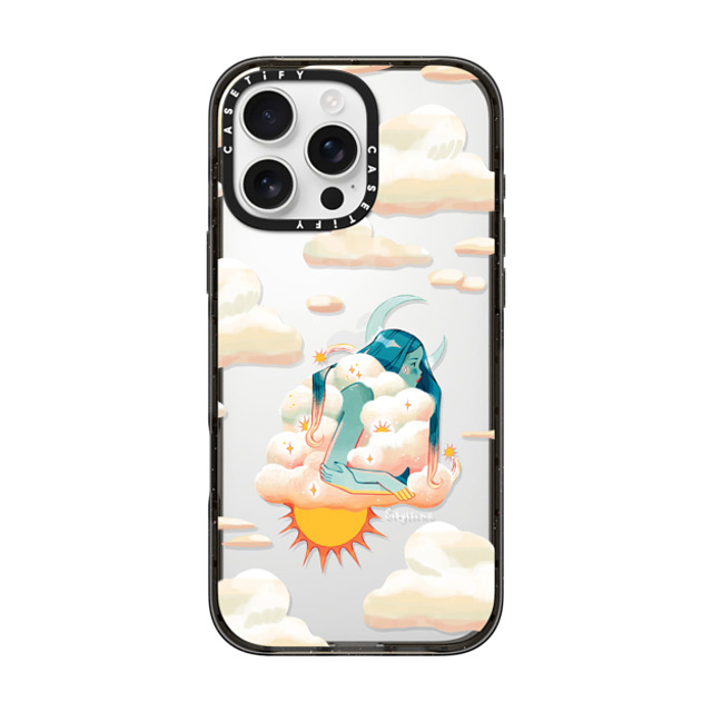 Sibylline Meynet x CASETiFY iPhone 16 Pro Max ケース ブラック インパクトケース Nuage Case