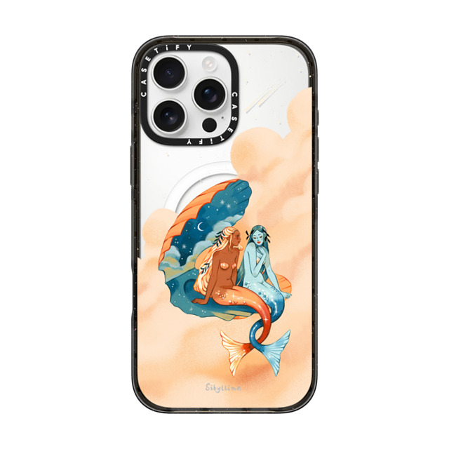 Sibylline Meynet x CASETiFY iPhone 16 Pro Max ケース ブラック インパクトケース MagSafe対応 Sirènes Case