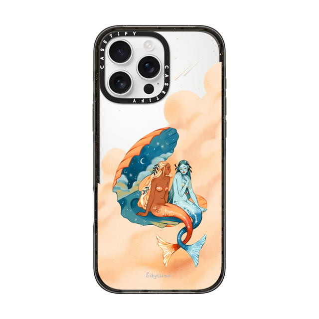 Sibylline Meynet x CASETiFY iPhone 16 Pro Max ケース ブラック インパクトケース Sirènes Case