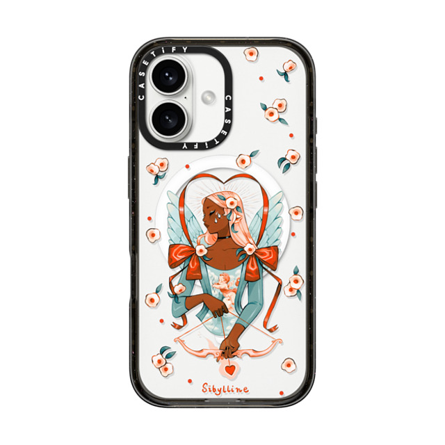 Sibylline Meynet x CASETiFY iPhone 16 ケース ブラック インパクトケース MagSafe対応 Cupid Case