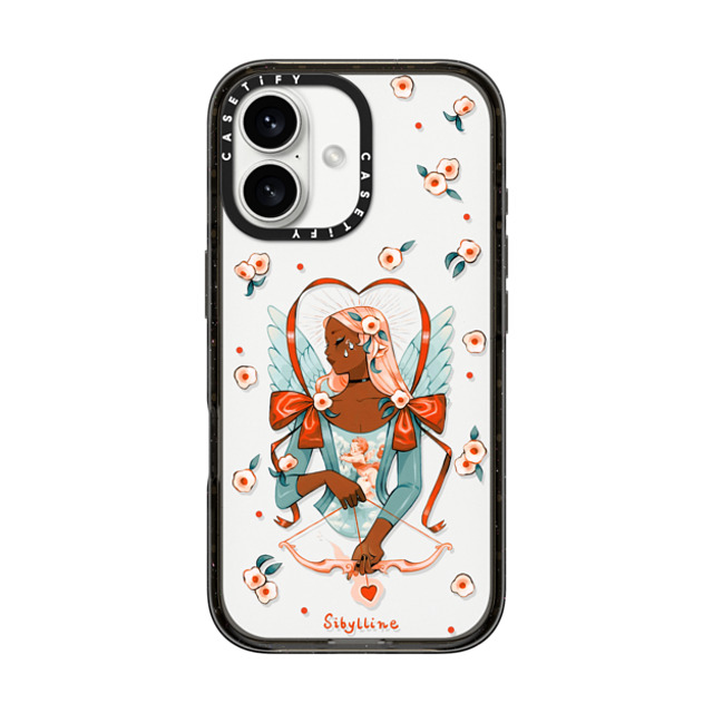 Sibylline Meynet x CASETiFY iPhone 16 ケース ブラック インパクトケース Cupid Case