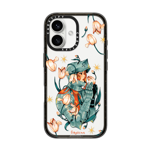 Sibylline Meynet x CASETiFY iPhone 16 ケース ブラック インパクトケース Chevalière Case