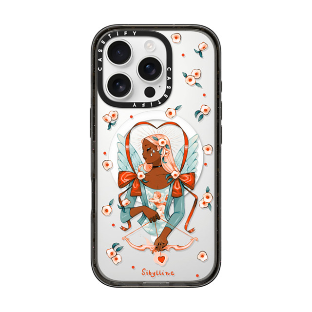 Sibylline Meynet x CASETiFY iPhone 16 Pro ケース ブラック インパクトケース MagSafe対応 Cupid Case