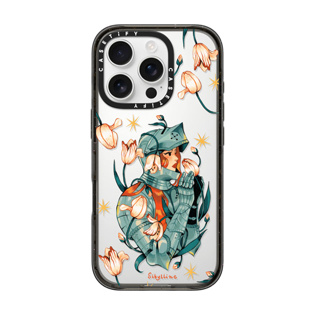 Sibylline Meynet x CASETiFY iPhone 16 Pro ケース ブラック インパクトケース Chevalière Case