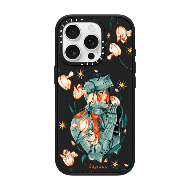 Sibylline Meynet x CASETiFY iPhone 16 Pro ケース マットブラック インパクトケース Chevalière Case