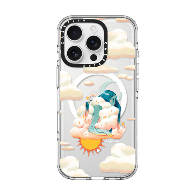 Sibylline Meynet x CASETiFY iPhone 16 Pro ケース クリア クリア ケース MagSafe対応 Nuage Case