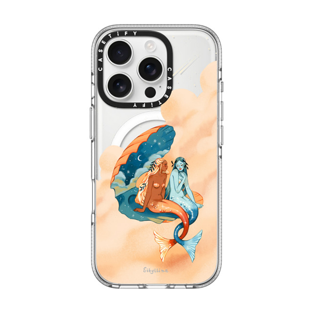 Sibylline Meynet x CASETiFY iPhone 16 Pro ケース クリア クリア ケース MagSafe対応 Sirènes Case