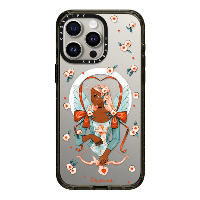 Sibylline Meynet x CASETiFY iPhone 15 Pro Max ケース ブラック インパクトケース MagSafe対応 Cupid Case