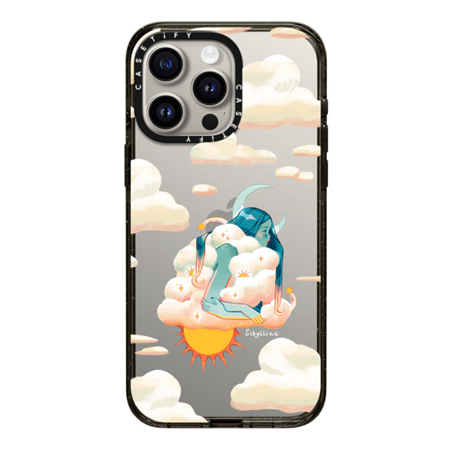 Sibylline Meynet x CASETiFY iPhone 15 Pro Max ケース ブラック インパクトケース Nuage Case