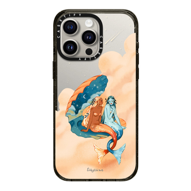 Sibylline Meynet x CASETiFY iPhone 15 Pro Max ケース ブラック インパクトケース Sirènes Case