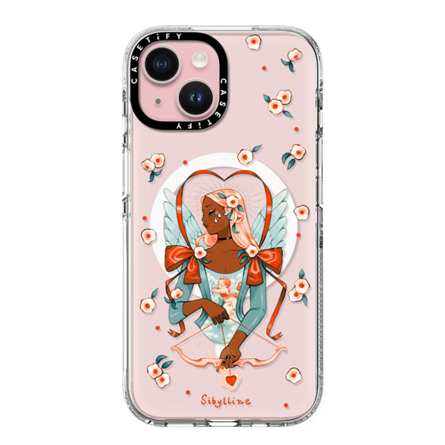 Sibylline Meynet x CASETiFY iPhone 15 ケース クリア クリア ケース MagSafe対応 Cupid Case