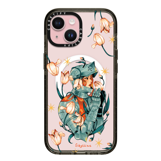 Sibylline Meynet x CASETiFY iPhone 15 ケース ブラック インパクトケース MagSafe対応 Chevalière Case