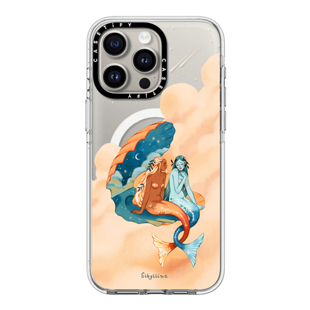 Sibylline Meynet x CASETiFY iPhone 15 Pro Max ケース クリア クリア ケース MagSafe対応 Sirènes Case