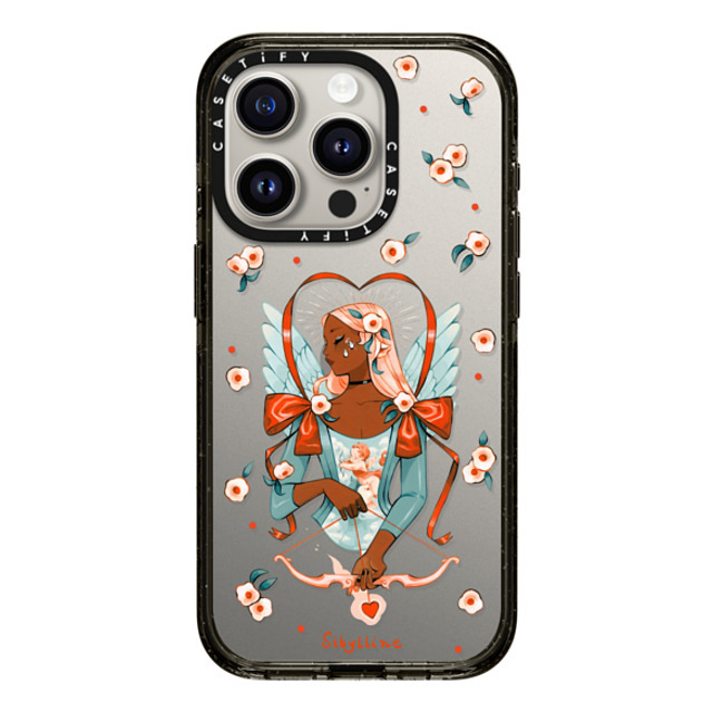 Sibylline Meynet x CASETiFY iPhone 15 Pro ケース ブラック インパクトケース Cupid Case