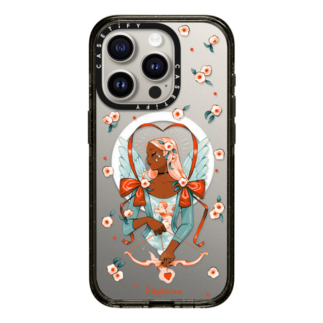 Sibylline Meynet x CASETiFY iPhone 15 Pro ケース ブラック インパクトケース MagSafe対応 Cupid Case