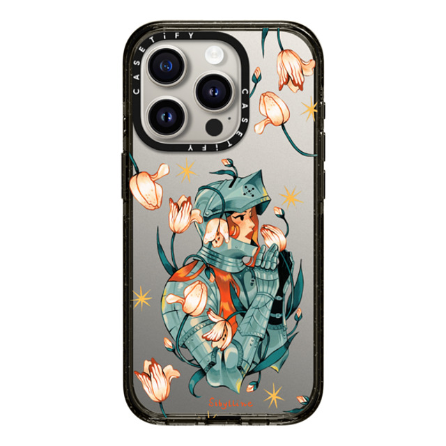 Sibylline Meynet x CASETiFY iPhone 15 Pro ケース ブラック インパクトケース Chevalière Case