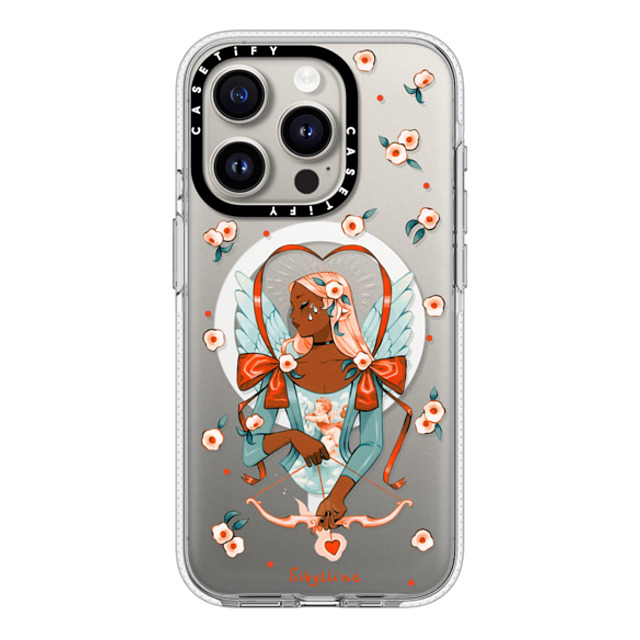 Sibylline Meynet x CASETiFY iPhone 15 Pro ケース クリア クリア ケース MagSafe対応 Cupid Case